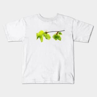 Beech leaves in May Watercolor Kids T-Shirt